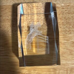 Elegant Glass Horse Figurine